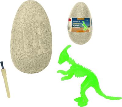 Kolli: 12 Excavation kit Glow-in-the-dark figures in an egg T-Rex World