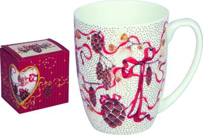 Kolli: 2 Porcelain cup Festive Christmas Festive Christmas