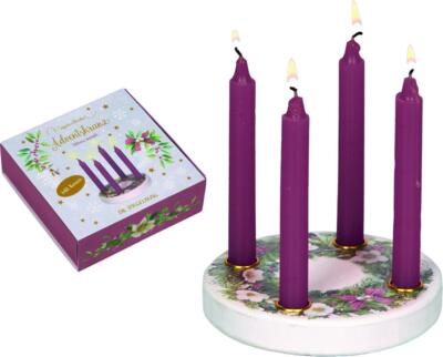 Kolli: 4 Advent wreath  Romantic Christmas - M. Bastin
