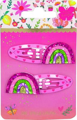 Kolli: 16 Hair clips rainbow Princess Lillifee