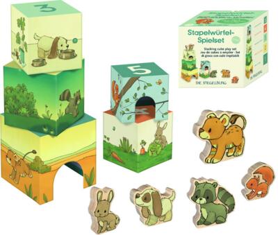 Kolli: 2 Stacking cube play set Joelle Tourlonias