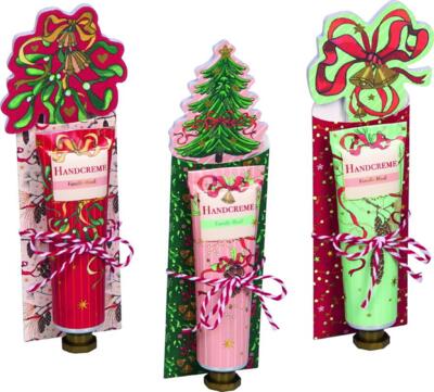 Kolli: 12 Hand cream with nail file  Festive Christmas