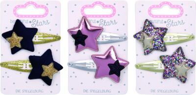Kolli: 18 Hair clips stars A Joyful Christmas