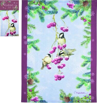 Kolli: 3 Tea towel Romantic Christmas Romantic Christmas - M. Bastin