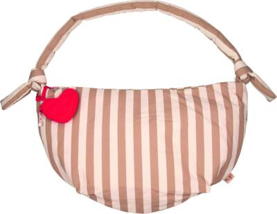 Kolli: 1 Shopping bag stripes, beige Happy together