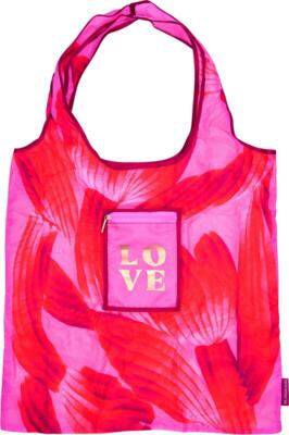 Kolli: 6 Foldable bag red flowers Colours of the Seasons