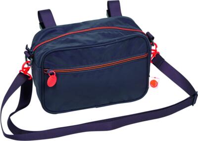 Kolli: 2 Handlebar bag charcoal grey shine bright