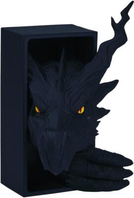 Kolli: 1 Book nook / bookend black dragon  Passion for Pages