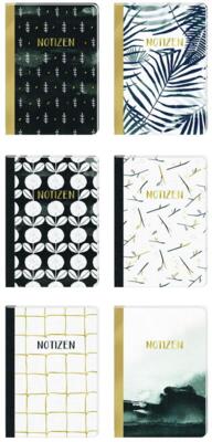 Kolli: 12 Notebook DIN A5  All about black&white Notebooks