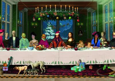 Kolli: 1 Puzzle The Christmas Dinner (1000pcs)  Christmas Puzzles