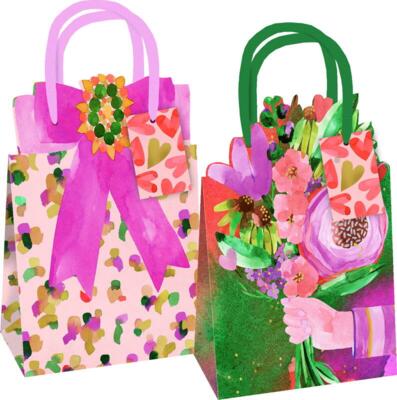 Kolli: 10 Gift bag with contour  Beautiful Gift Wrapping