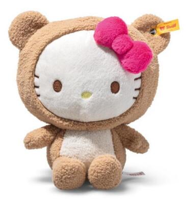 Kolli: 2 Hello Kitty in a Teddy bear costume, beige
