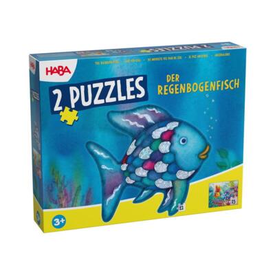 Kolli: 4 Rainbow Fish Puzzle Set
