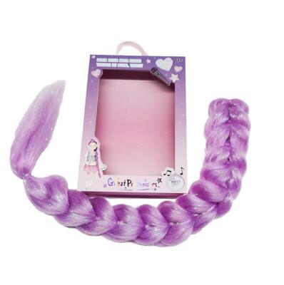 Kolli: 2 Rock Star Hair Braid, Purple