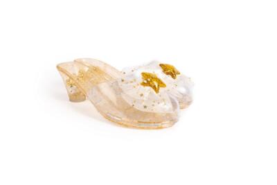Kolli: 2 Reigning Beauty High Heels (1 pair), Gold, ONE SIZE 29-30