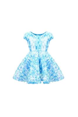 Kolli: 1 Sequins Concert Queen Dress, Blue, SIZE US 3-4