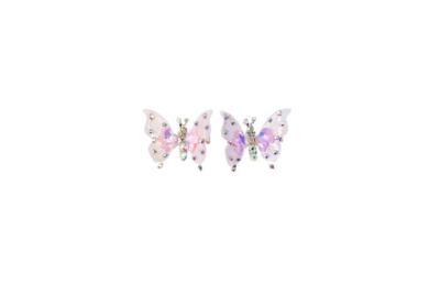 Kolli: 6 Bouncy Butterfly Hair Clip, 2 styles assorted