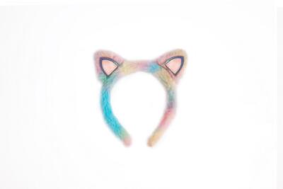 Kolli: 6 Rainbow Furry Kitty Headband