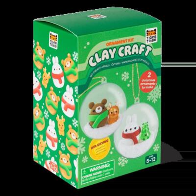 Kolli: 2 Clay Craft - Ornament Kit - Bear & Bunny