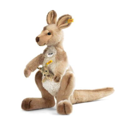Kolli: 1 Kango kangaroo with baby, beige