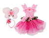 Kolli: 1 Fairy Blooms Deluxe Dress, Wings & HB, Pink, Size 3-4