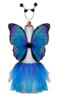 Kolli: 2 Midnight Butterfly Tutu With Wings & HB, Size 4-6