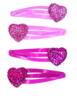 Kolli: 6 Sparkly My Heart Snap Clips