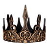 Kolli: 2 Medieval Crown, Gold/Black