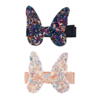 Kolli: 6 Boutique Rockstar Butterfly Hairclips, 2 styles assorted