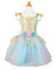 Kolli: 1 Mermalicious Dress with Tail, Pastel/Auqa, SIZE US 5-6