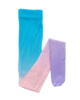 Kolli: 2 Rhinestone Tights Ombre Light Pink/Blue, SIZE US 3-8
