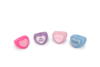 Kolli: 24 Candy Heart Rings, 24 Pc Assorted