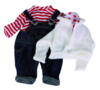 Romper Set, sailor, 4-pcs., 42 cm