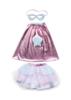 Kolli: 2 Super-Duper Tutu with Cape & Mask, Metallic Pink/Light Blue, SIZE US 4-6