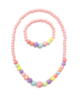 Kolli: 6 Pearly Pastel Necklace and Bracelet Set, 2pc