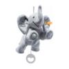 Kolli: 2 My first Steiff Ellie elephant music box, light grey - 25 cm