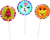 Christmas lollipops