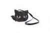 Kolli: 2 Cat's Meow Black Chunky Glitter Kitty Purse
