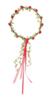 Kolli: 5 Hair wreath Florentine red